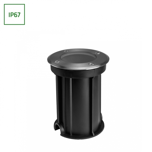 Kontrola Lucca Connect Gu10 250 V Ip67 Fi110x140 šedá kulatá zem, stropní, příčník