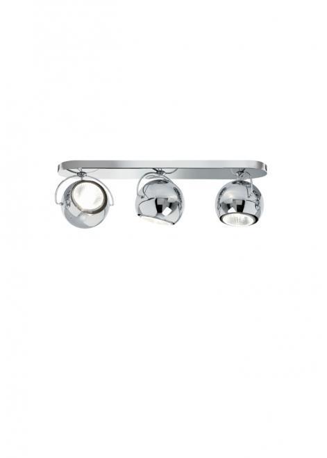 Kontrola Fabbian Beluga Steel Triple Plafond/Chandelier - D57 G21 15 Fabbian Beluga Steel Triple Plafond/Chandelier - D57 G21 15
