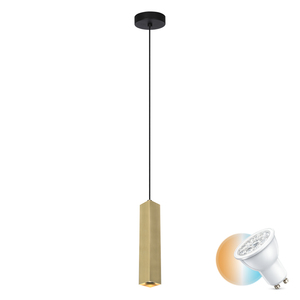 Závěsná lampa Italux Ander černá GU10 PND-28394-1-GD small 0