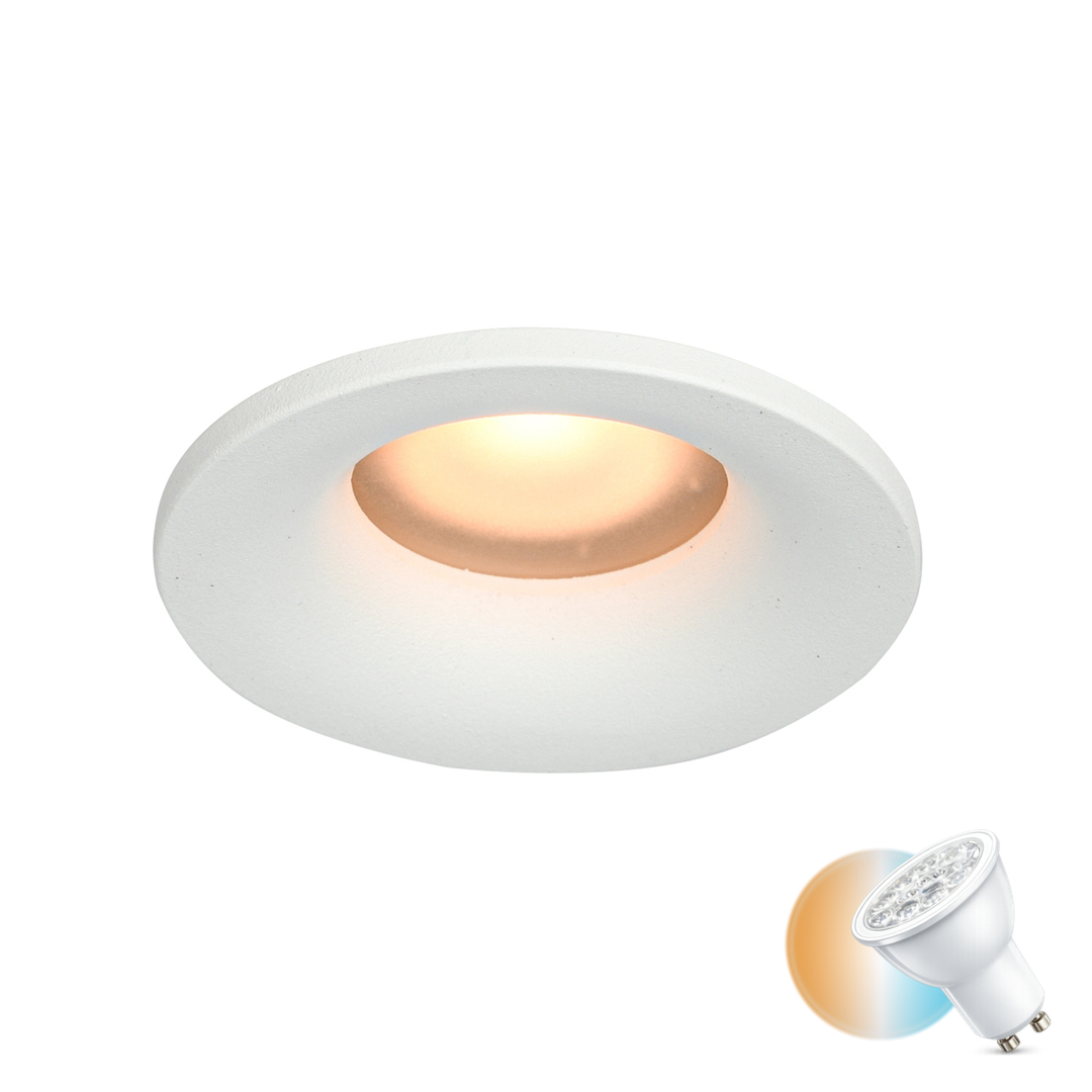 Kontrola Zapuštěné svítidlo Italux Barto GU10 bílé IP44 DL-60327-IP44-WH Zapuštěné svítidlo Italux Barto GU10 bílé IP44 DL-60327-IP44-WH
