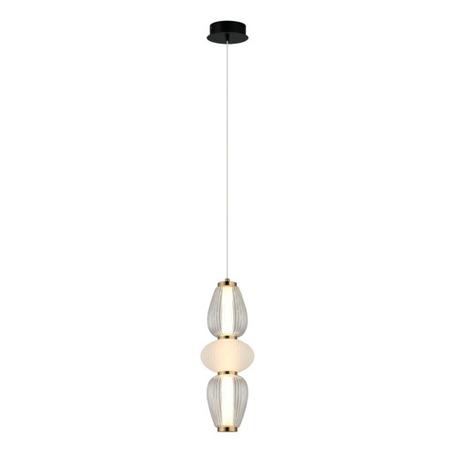 Kontrola Závěsné LED svítidlo Italux Gastel černé 16W 3000K PND-74937-3-BK