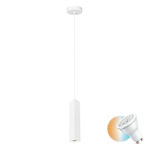 Závěsné svítidlo Italux Tecno GU10 bílé hliník PND-37492-1-WH small 0