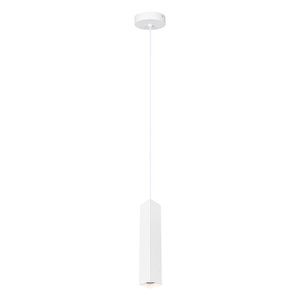 Závěsné svítidlo Italux Tecno GU10 bílé hliník PND-37492-1-WH small 1