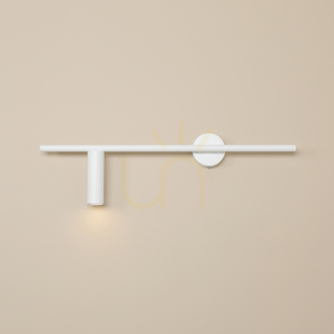 Nástěnné svítidlo Aldex Trevo All White 1104C, levé, bílé, GU10 mini, 60 cm small 1