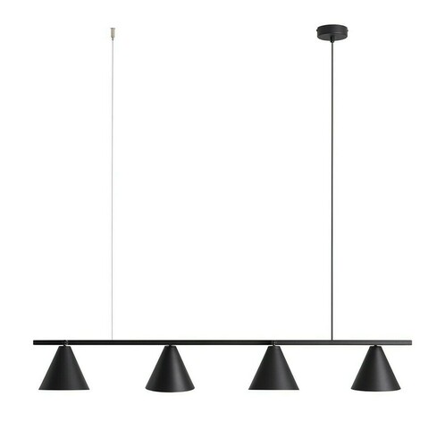Kontrola Závěsná lampa Aldex Form 4 černá 1108L1