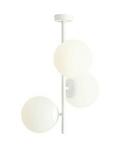 Bílé stropní svítidlo Aldex FIN 3 M, 3×E27, skleněné koule 20 cm, 1120PL_E_M small 0