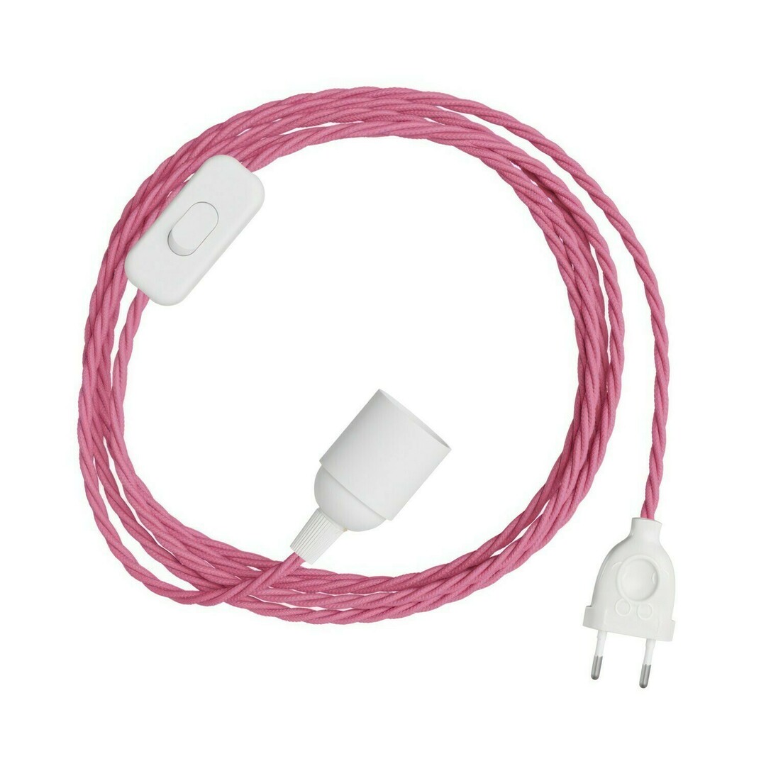 Kontrola Růžová závěsná lampa Creative-Cables CAPL20394v2725 Růžová závěsná lampa Creative-Cables CAPL20394v2725