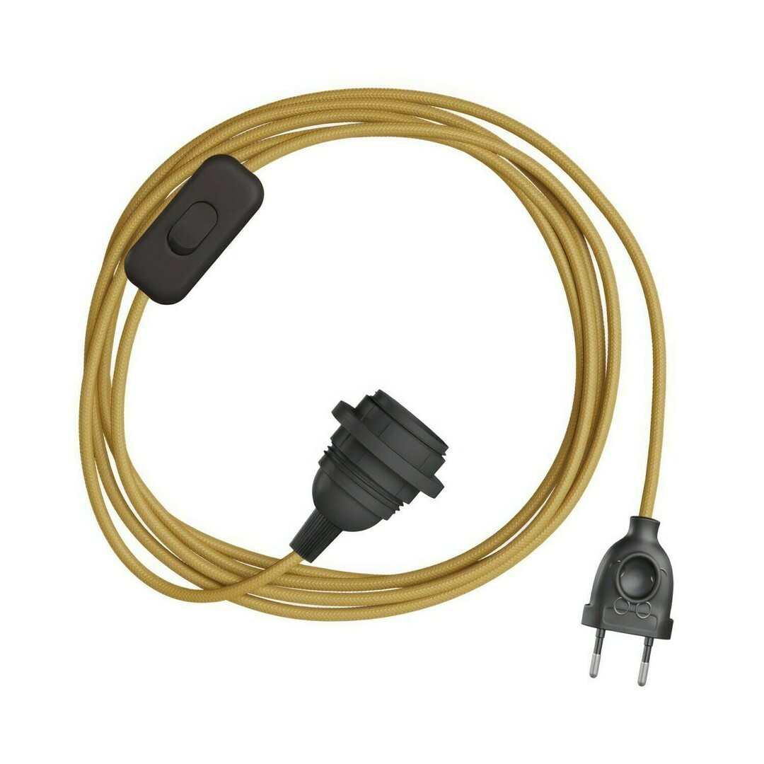 Kontrola Zlatá závěsná lampa Creative-Cables CAPL20396v27818 Zlatá závěsná lampa Creative-Cables CAPL20396v27818