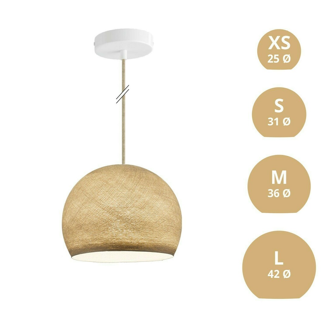 Kontrola žlutá závěsná lampa Creative-Cables CAPL20492v2873 žlutá závěsná lampa Creative-Cables CAPL20492v2873