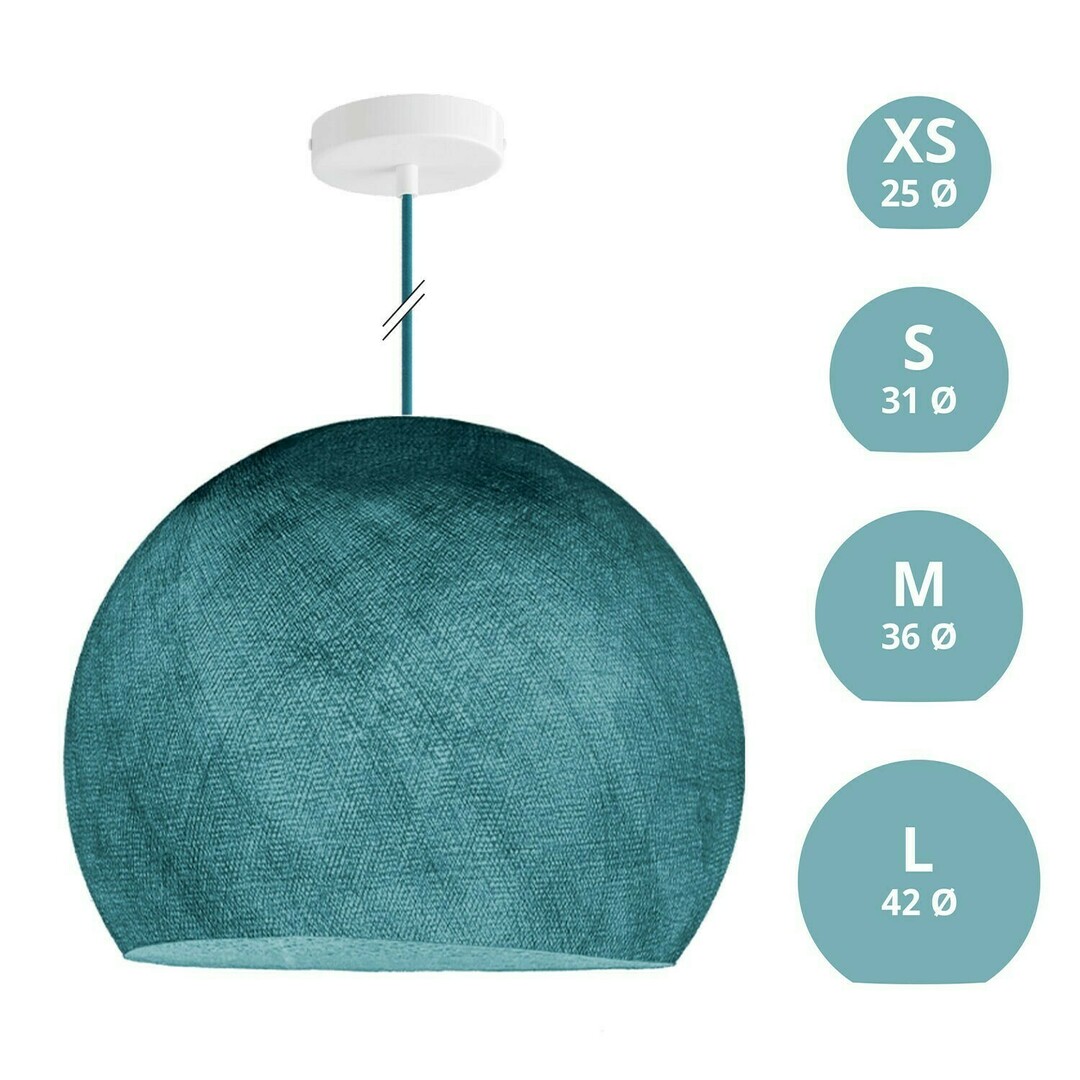 Kontrola Námořnická modrá závěsná lampa Creative-Cables CAPL20492v287 Námořnická modrá závěsná lampa Creative-Cables CAPL20492v287