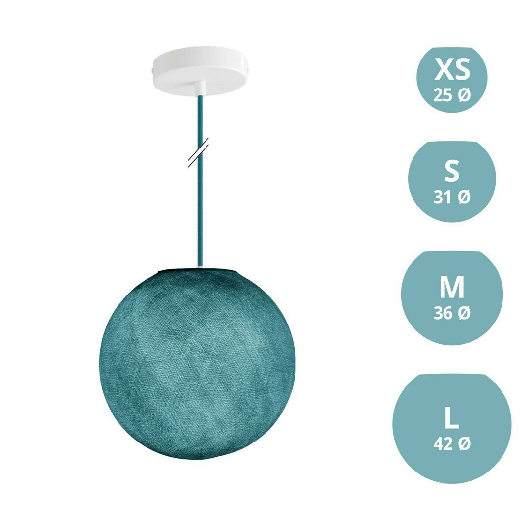 Kontrola Námořnická modrá závěsná lampa Creative-Cables CAPL20493v28903 Námořnická modrá závěsná lampa Creative-Cables CAPL20493v28903