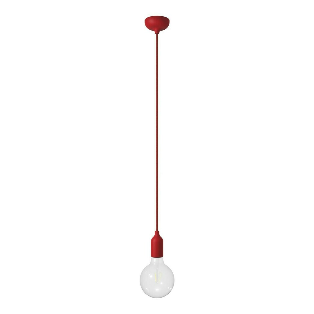 Kontrola Červená závěsná lampa Creative-Cables CAPL2074v29756 Červená závěsná lampa Creative-Cables CAPL2074v29756