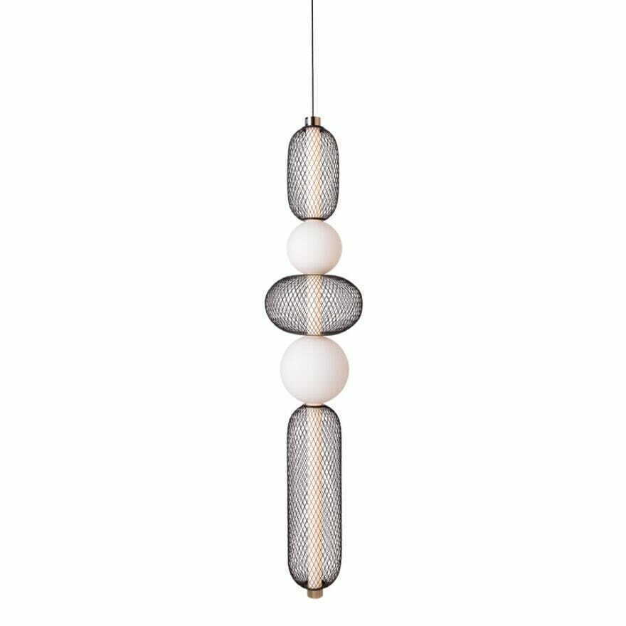 Pohled Přívěsek světla Max Light Bora P0592 černo-zlatý 22 cm LED 28W Přívěsek světla Max Light Bora P0592 černo-zlatý 22 cm LED 28W