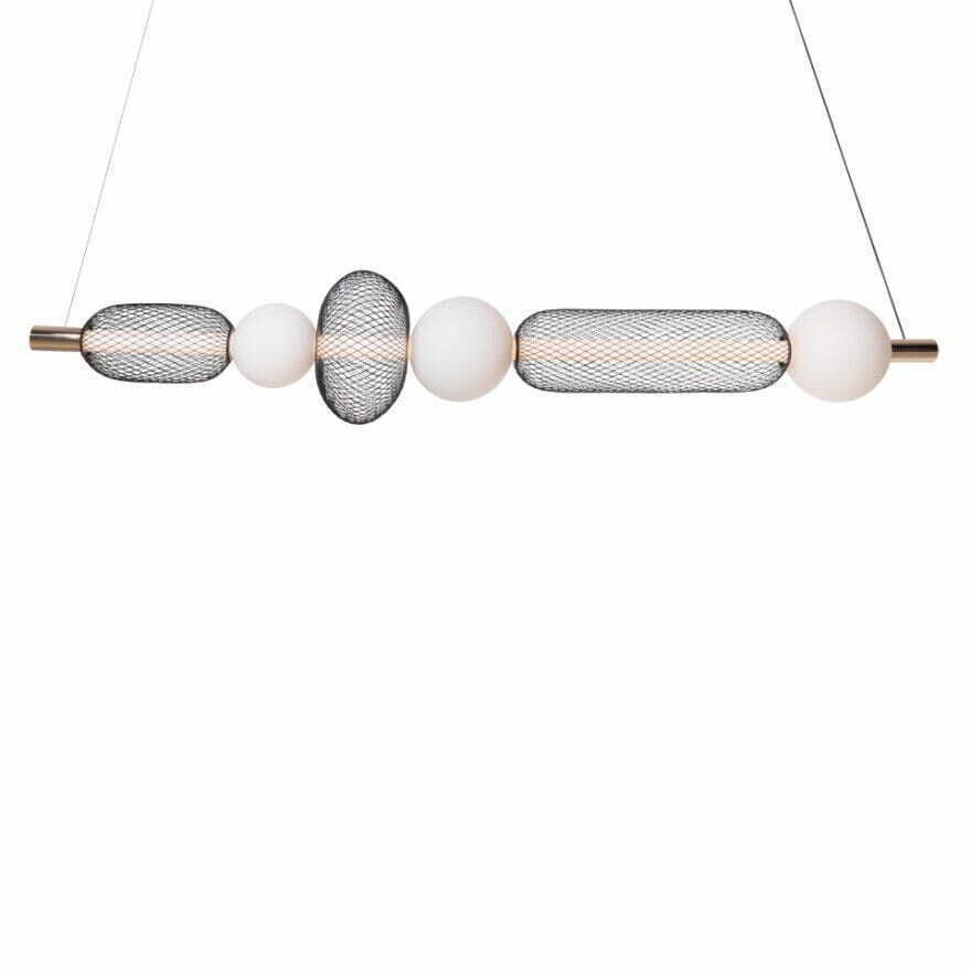 Pohled Závěsné svítidlo Max Light Bora C P0593 černé zlaté 29W LED 130 cm Závěsné svítidlo Max Light Bora C P0593 černé zlaté 29W LED 130 cm