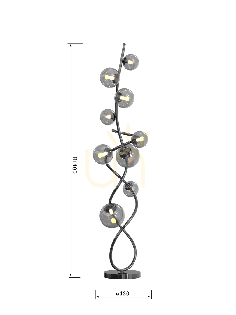 Zobrazit Designová stojací lampa NANCY - Aviano Premium Designová stojací lampa NANCY - Aviano Premium
