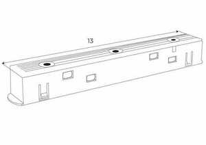 Pevný vypínač mezi dvěma lištami Max Light MAX Magnetic černý MA0002 small 1