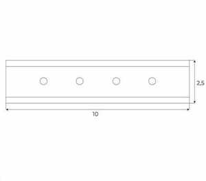 Adaptér pro připojovací lištu Max Light MAX MA0009 černý 10 cm small 1