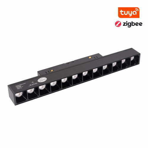 Kontrola Lištové svítidlo Max Light MAX M0004Z černé 10W Zigbee 23 cm