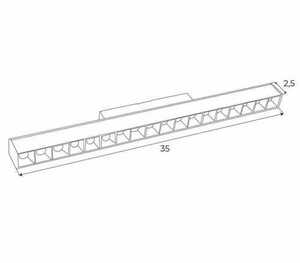 Lištové svítidlo Max Light MAX M0005Z černé 18W Zigbee 35 cm small 2