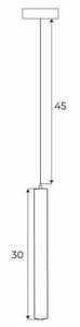 Přívěsek světla Max Light MAX Magnetic M0012N černý 3000K 30 cm 1 Přívěsek světla Max Light MAX Magnetic M0012N černý 3000K 30 cm small 1