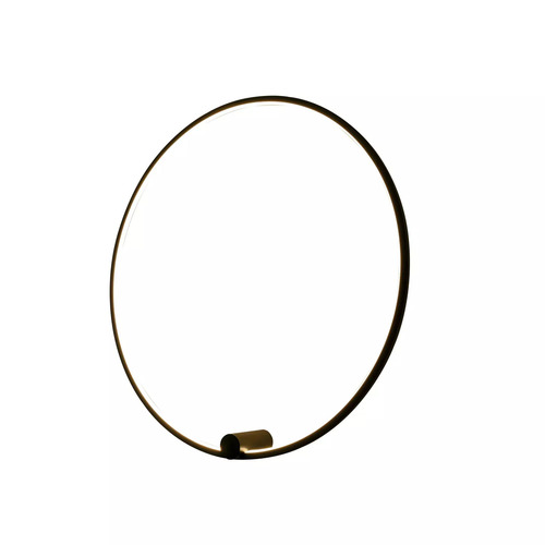 Kontrola Nástěnné svítidlo Ringa L 1xLED černé WL0116-L-BK