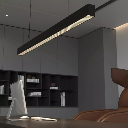 Kontrola Sigi II LED závěsné svítidlo černé PL0127-BK