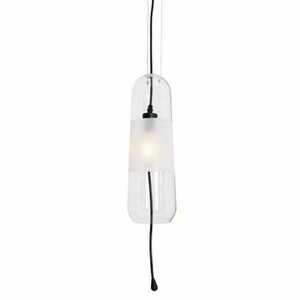 Závěsné svítidlo Max Light Mauri P0588 černé s čirým sklem E14 12,5 cm small 1