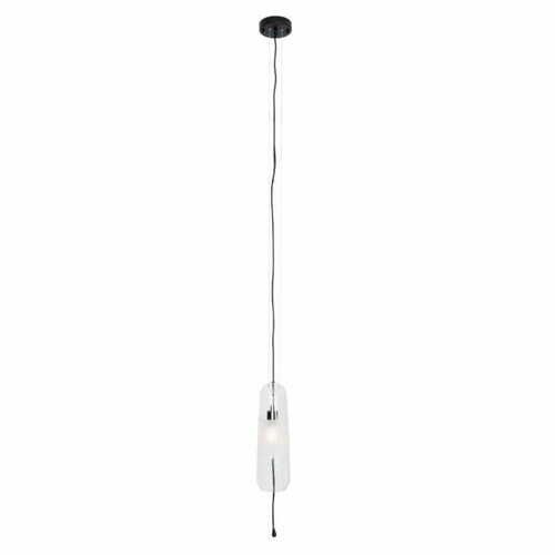 Kontrola Závěsné svítidlo Max Light Mauri P0588 černé s čirým sklem E14 12,5 cm