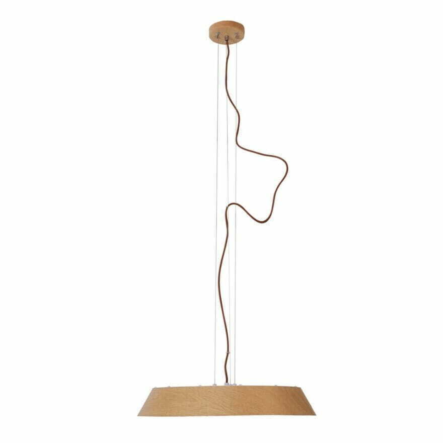Kontrola Přívěsek světla Max Light Tamago P0550 dubové dřevo 52 cm LED 40W Přívěsek světla Max Light Tamago P0550 dubové dřevo 52 cm LED 40W