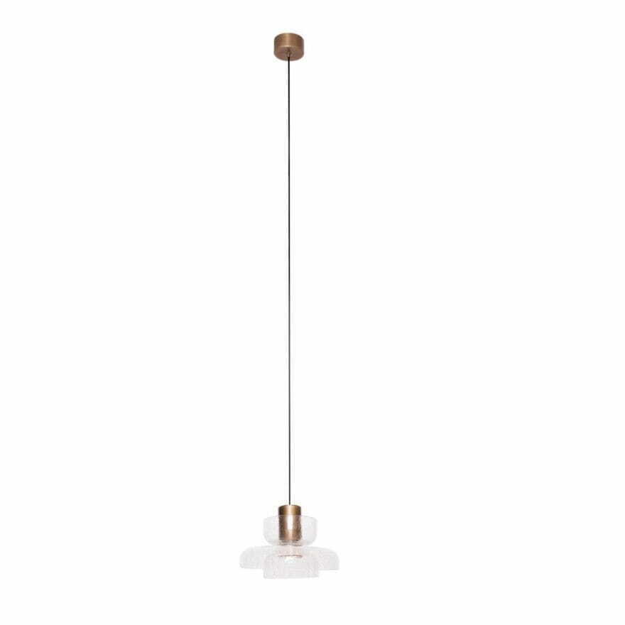 Kontrola Závěsné svítidlo Max Light Signature P0532 mosazné sklo LED 8W 22 cm Závěsné svítidlo Max Light Signature P0532 mosazné sklo LED 8W 22 cm