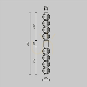 Nástěnné svítidlo AMULET MOD555WL-L13G3K Maytoni small 7