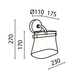 Nástěnné svítidlo CABARET MOD170WL-L8BS3K2 Maytoni small 8