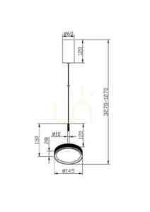 Závěsné svítidlo EL MOD041PL-L15TR3K Maytoni small 11
