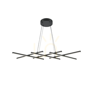 Závěsné svítidlo HALO MOD244PL-L50BK černé, LED 40 W 3000/4000 K, 103,5 x 30 cm small 1