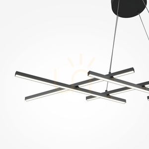 Závěsné svítidlo HALO MOD244PL-L50BK černé, LED 40 W 3000/4000 K, 103,5 x 30 cm small 3