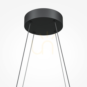 Závěsné svítidlo HALO MOD244PL-L50BK černé, LED 40 W 3000/4000 K, 103,5 x 30 cm small 4