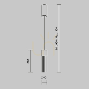 Závěsná lampa IMAGINARY MOD190PL-L5G3K Maytoni small 12