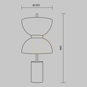 KYOTO MOD178TL-L11B3K stolní lampa Maytoni small 13