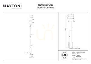 KYOTO MOD178FL-L11G3K stojací lampa Maytoni small 9