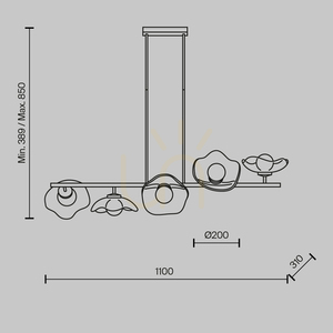 Závěsné svítidlo MIRACLE MOD207PL-05BS Maytoni small 7