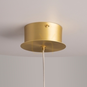 Závěsné svítidlo SPLASH Maytoni MOD282PL-L8G3K1 LED 7W 620 lm 3000K zlaté čiré sklo ø20 cm small 3