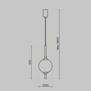 Závěsná lampa THE SIXTH SENSE Z020PL-L6B3K Maytoni small 7