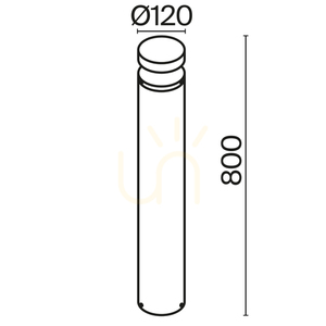 Světelný sloupek OLTEN O591FL-L12GF3K1 IP65 Maytoni small 10