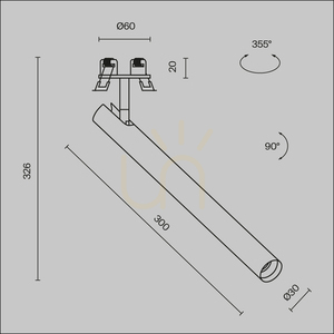 Vestavné svítidlo FOCUS T C141RS-L300-6W3K-W Maytoni small 9