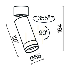 FOCUS ZOOM Plafond C055CL-L12W3K-Z-B Maytoni small 11