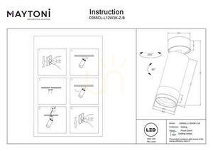 FOCUS ZOOM Plafond C055CL-L12W3K-Z-B Maytoni small 8
