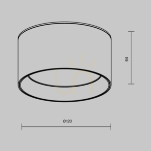 Plafond VEGA C089CL-12W3K-BMG Maytoni small 7