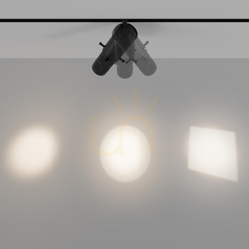 Kontrola Magnetický reflektor Maytoni EXILITY černý LED 10W 3000K TR108-2-10W3K-B