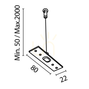 EXILITY TRA034SW-2W příslušenství pro přípojnice Maytoni small 6
