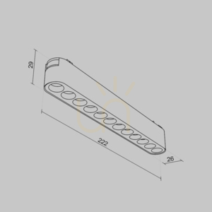 POINTS kolejnicová lampa TR082-1-12W4K-M-B Maytoni small 7